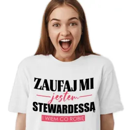 koszulka-t-shirt-bialy-prezent-dla-stewardessy-s