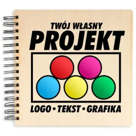 album-drewniany-boho-personalizowany-grafika-logo