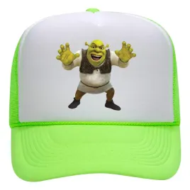 czapka-limonka-daszek-na-wiosne-bajki-shrek-wzory