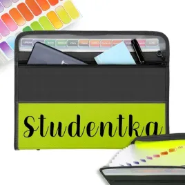 teczka-zielona-z-przegrodami-dla-studentki-wzory