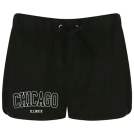 wygodne-czarne-spodenki-szorty-chicago-wzory-s