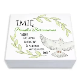szkatulka-biala-pudeleczko-na-prezent-pamiatke-bierzmowania-imie