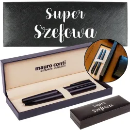 zestaw-pismienniczy-czarny-super-szefowa-wzory