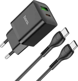 szybka-ladowarka-sieciowa-do-telefonu-na-hoco-20w-pd-usb-c-usb-3-0-czarna