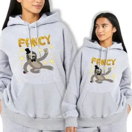 bluza-damska-szara-kaptur-leniwiec-fancy-wzory-s