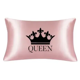 poduszka-satynowa-rozowa-do-spania-queen-wzory