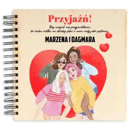 album-dla-przyjaciolki-drewniany-czarne-strony-wz
