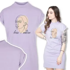 wygodna-sukienka-t-shirt-fiolet-less-is-more-wz-s