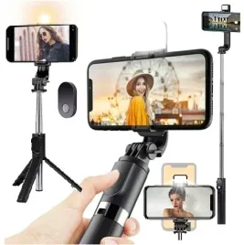 kijek-selfie-stick-statyw-tripod-pilot-bt-lampa