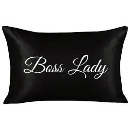 poduszka-satynowa-czarna-do-spania-boss-lady-wzory