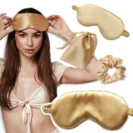 maska-do-spania-opaska-oczy-gumka-scrunchie-zlota