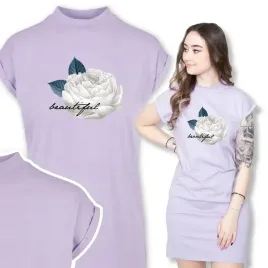 wygodna-sukienka-t-shirt-fiolet-beautiful-wzory-m