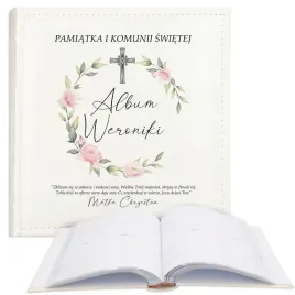 album-pamiatka-komunii-swietej-imie-data-cytat