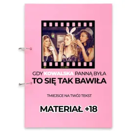 album-na-prezent-wieczor-panienski-imie-wzory