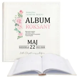 album-pamiatka-komunii-swietej-imie-data-cytat