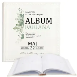 album-pamiatka-komunii-swietej-imie-data-cytat