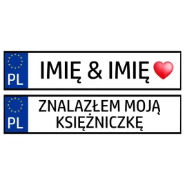 tablice-do-samochodu-slubne-na-wesele-dekoracyjne
