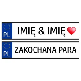 tablice-do-samochodu-slubne-na-wesele-dekoracyjne