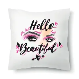 poduszka-biala-na-prezent-hello-beautiful-wzory