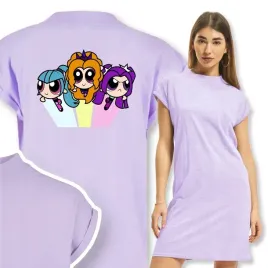 ladna-wygodna-koszula-nocna-fiol-puff-girl-wz-s