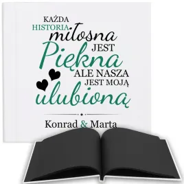album-czarne-strony-prezent-na-walentynki-wz-imie