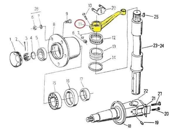 was-kierowniczy-c-330