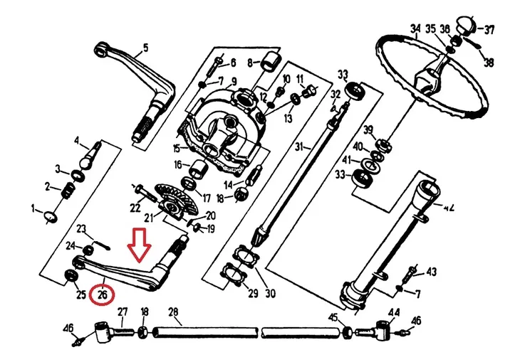 was-kierowniczy-c-330-numer-katalogowy-czesci-50015790-producent-czesci-agtech