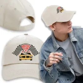 czapka-bezowa-daszek-na-wiosne-racers-club-wzory