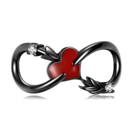 zawieszka-srebro-925-charms-koralik-czarny-znak-nieskonczonosci-strzala