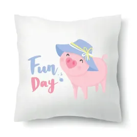 poduszka-biala-na-prezent-swinka-pig-fun-day-wzory