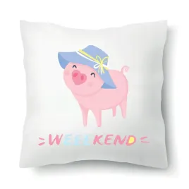 poduszka-biala-na-prezent-sweet-pig-weekend-wzory
