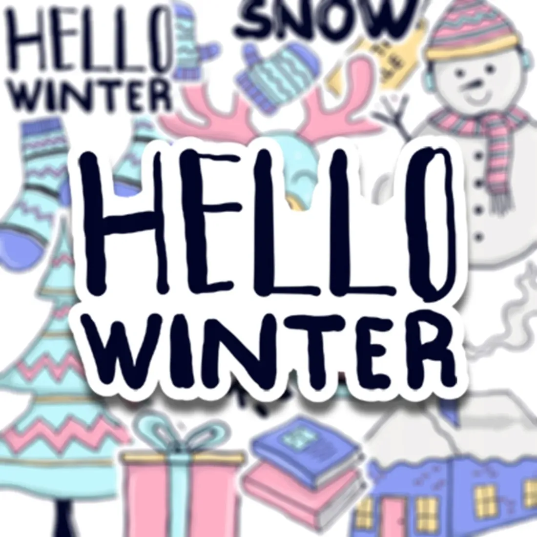 naklejki-do-planera-notesu-kalendarza-hello-winter