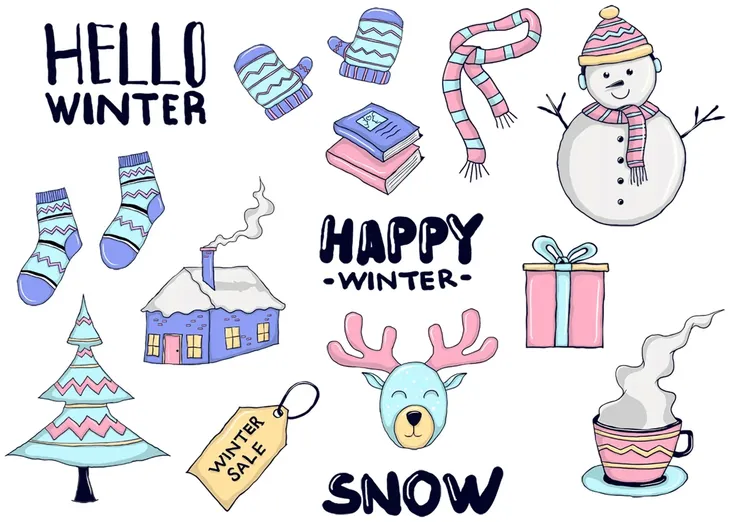 naklejki-do-planera-notesu-kalendarza-hello-winter-kolor-wielokolorowy