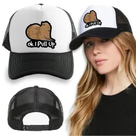 czapka-czarna-daszek-na-wiosne-pull-up-capybara-wz