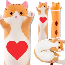 mis-na-prezent-dlugi-kotek-rudy-serduszko-wzory