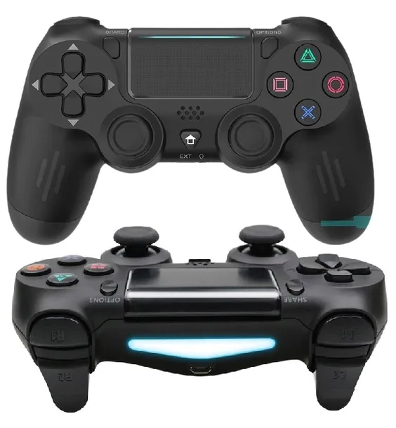 PAD KONTROLER BEZPRZEWODOWY DO PS4 WIBRACJE CZARNY