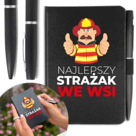 notes-a6-dlugopis-prezent-dla-strazaka-twoje-imie