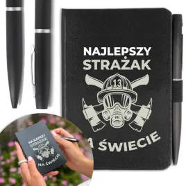 notes-a6-dlugopis-prezent-dla-strazaka-twoje-imie