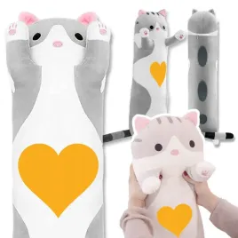 mis-maskotka-dlugi-kotek-szary-serce-heart-wzory