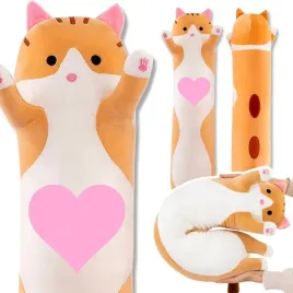 mis-maskotka-dlugi-kotek-rudy-serduszko-wzory