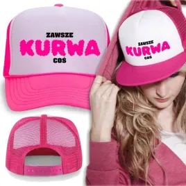 czapka-rozowa-daszek-na-wiosne-zawsze-kur-a-cos-wz