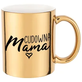 kubek-zloty-prezent-dla-mamy-cudowna-mama-wzory