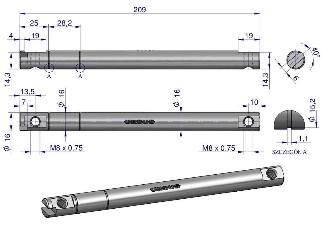 walek-dekompresatora-c-330-oryginal-ursus