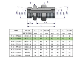zlaczka-hydrauliczna-metryczna-grodziowa-bb-m14x1-5-08l-z-przeciwnakretka