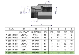 tulejka-roznicowa-hydrauliczna-metryczna-ab-30x2-22l-gz-x-m26x1-5-gw-waryns