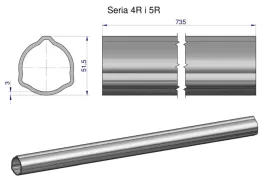 rura-zewnetrzna-seria-4r-i-5r-do-walu-860-przegubowo-teleskopowego-51-5x3-m