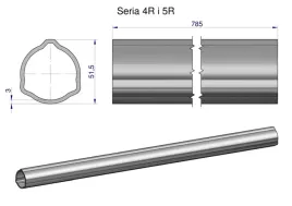 rura-zewnetrzna-seria-4r-i-5r-do-walu-910-przegubowo-teleskopowego-51-5x3-m