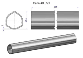 rura-zewnetrzna-seria-4r-i-5r-do-walu-510-przegubowo-teleskopowego-51-5x3-m