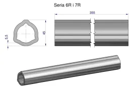 rura-wewnetrzna-seria-6r-i-7r-do-walu-510-przegubowo-teleskopowego-45x5-5mm