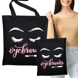 torba-eko-czarna-na-prezent-eyebrows-brwi-wzory